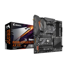 GIGABYTE B550 AORUS Elite AX V3 AM4 AMD B550 ATX Motherboard with Dual M2  SATA 6Gbs  USB 32 Gen 2  WiFi 6  1GbE LAN  PCIe 4