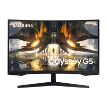 SAMSUNG 27" Odyssey G55A QHD 165Hz 1ms FreeSync Monitor Curvo con HDR 10