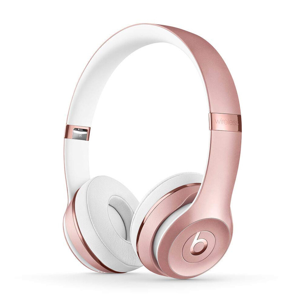 Beats Solo3 Wireless Headphones  Rose Gold Latest Model  MX442LLA Renewed