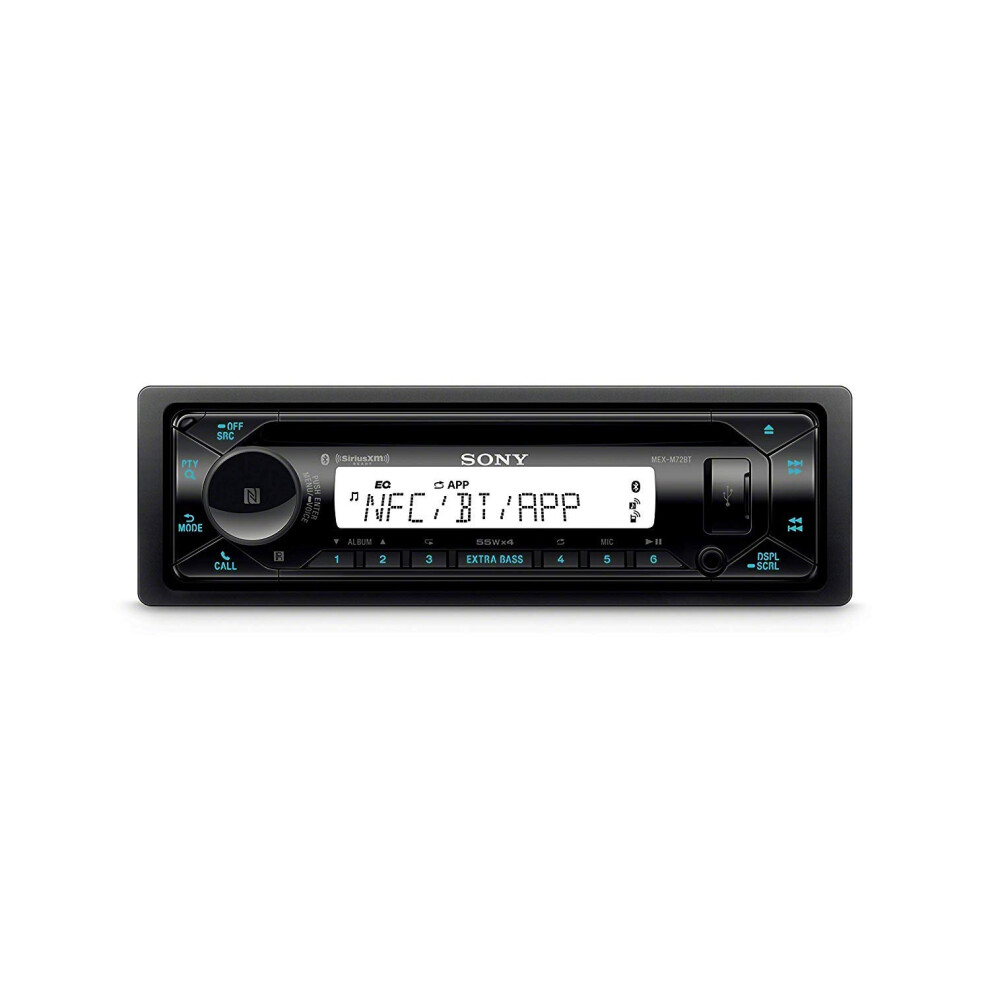 Sony MEXM72BT Marine CD Receiver with Bluetooth and SiriusXM Ready