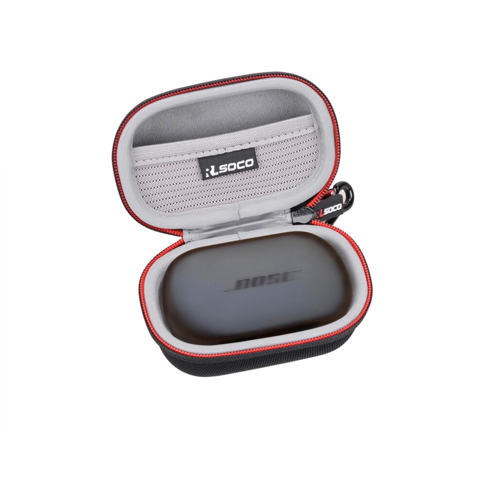 Rlsoco Hard Case For Bose Quietcomfort Noise Cancelling Earbuds & For Bose Sport Earbuds Wireless Earphones (Black) Black 718910434807
