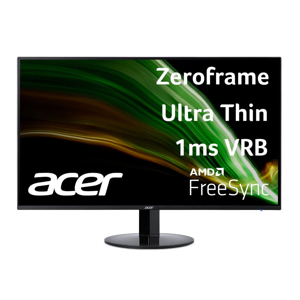 Acer SB241Y Abi 238 Full HD 1920 x 1080 VA ZeroFrame Home Office Monitor  AMD FreeSync Technology  UltraThin Stylish De