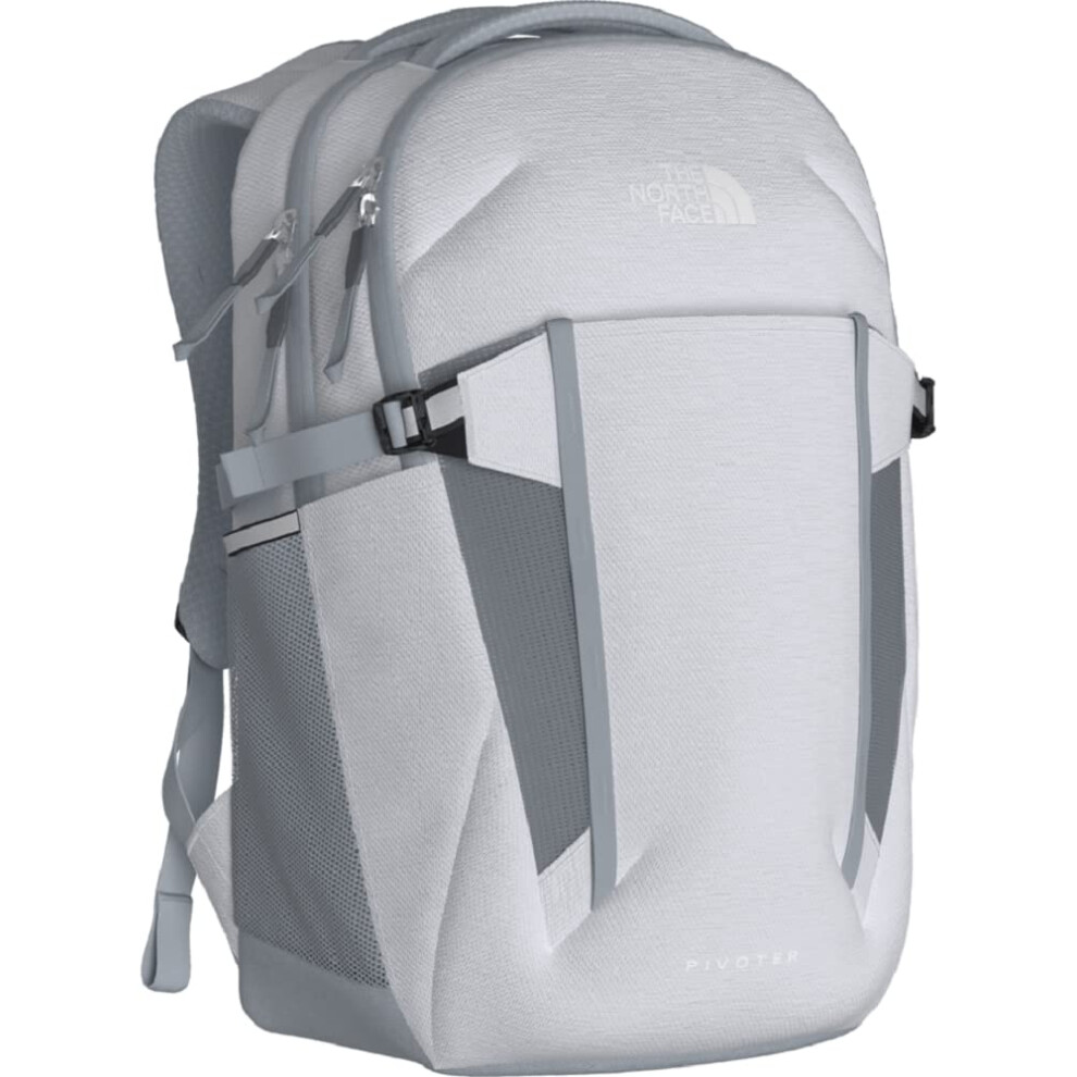 THE NORTH FACE Womens Pivoter Everyday Laptop Backpack  TNF White Metallic M  langeMid Grey  One Size