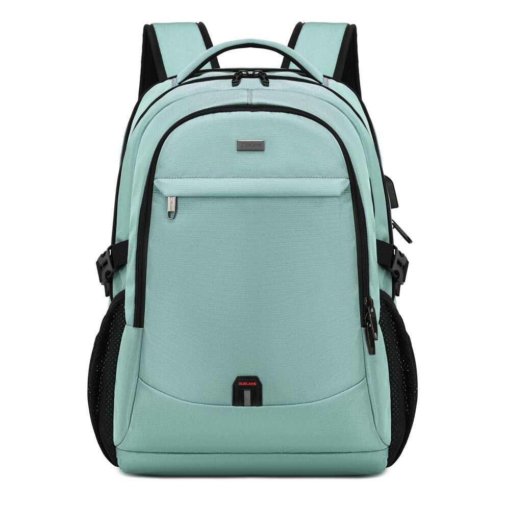 Photos - Travel Bags DUSLANG 17 Inch Laptop Backpack for Travel Water Resistant College Bookbag for MenWomen Laptop Bag with USB Charging Port Gr