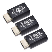 EVanlak Hdmi Edid Emulator Passthrough Dongle Eliminated Emulator Adapter 3rd Generrtion Work with Mac Thunderbolt to HDMI Switc