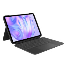 Logitech Combo Touch iPad Pro 11 Zoll (M4)(2024) Tastaturhülle - Abnehmbare Hintergrundbeleuchtung