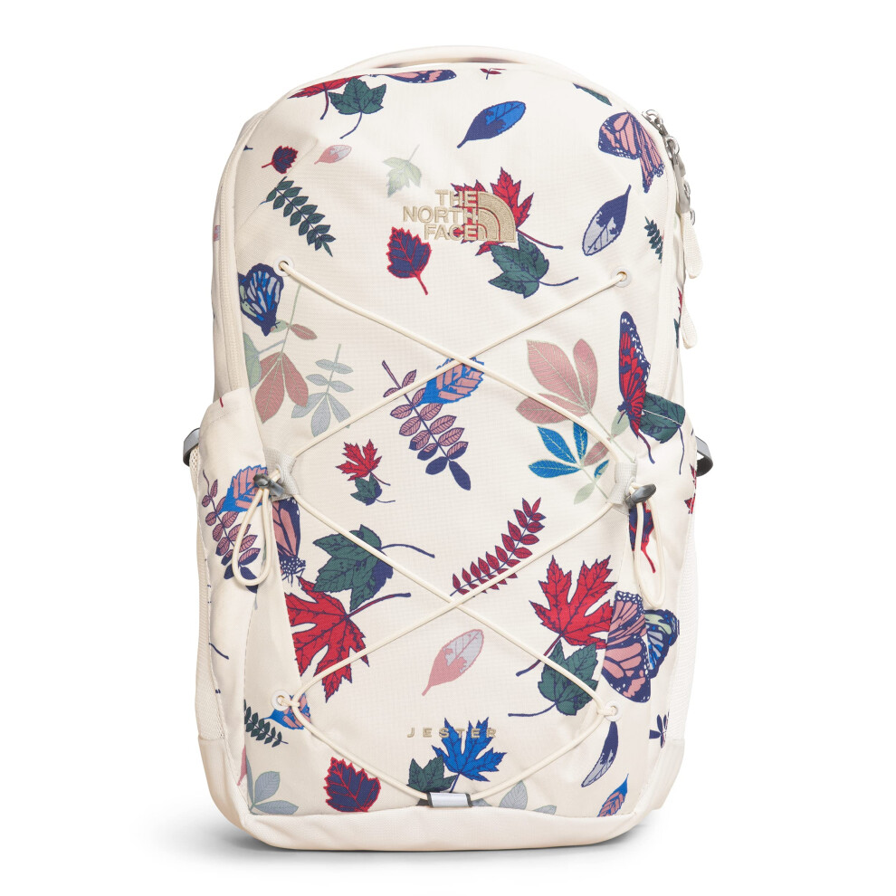 THE NORTH FACE Womens Jester Everyday Laptop Backpack  Gardenia White Fall Wanderer PrintGardenia WhiteGravel  One Size