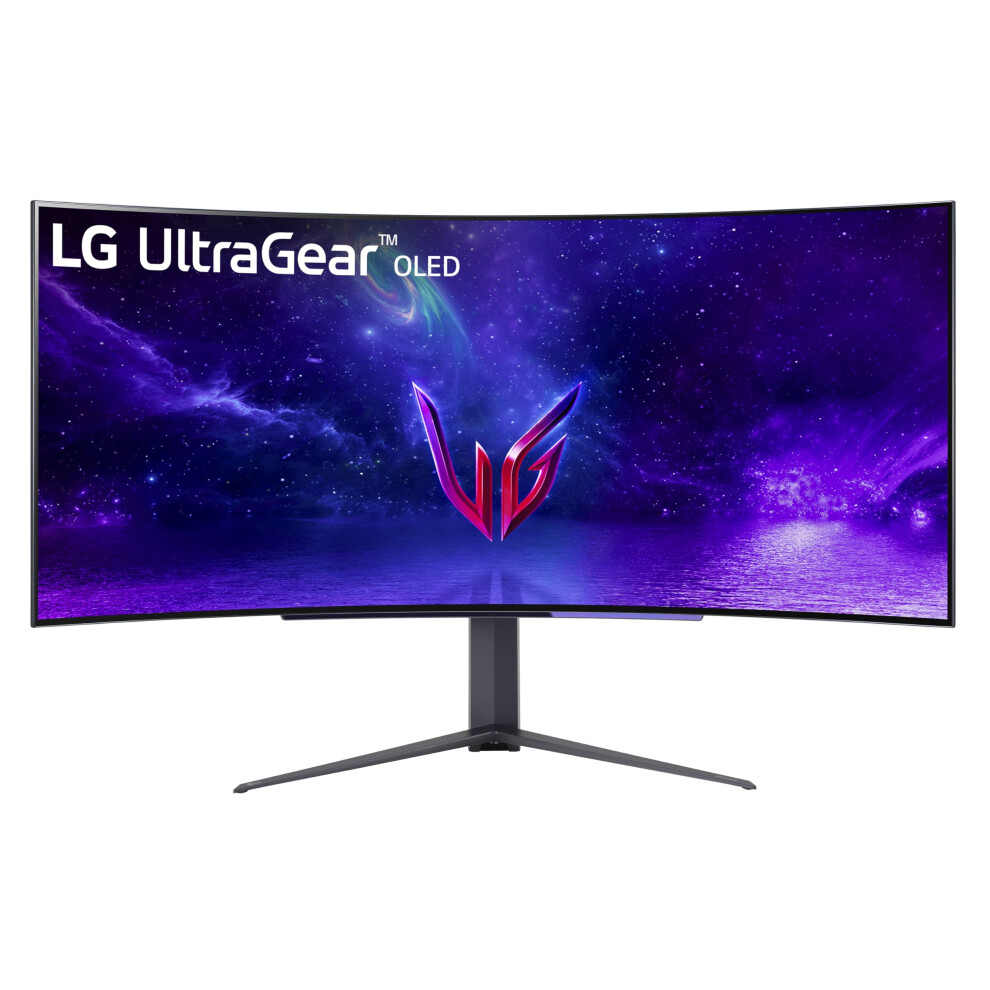 LG 45GR95QEB Curved Ultragear Gaming Monitor 45Inch 3440 x 1440 OLED Display  240Hz Refresh Rate  003ms GtG Response Time