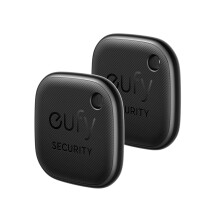 eufy Security by Anker SmartTrack Link Black 2Pack Android not Supported Works with Apple Find My iOS only Key Finder