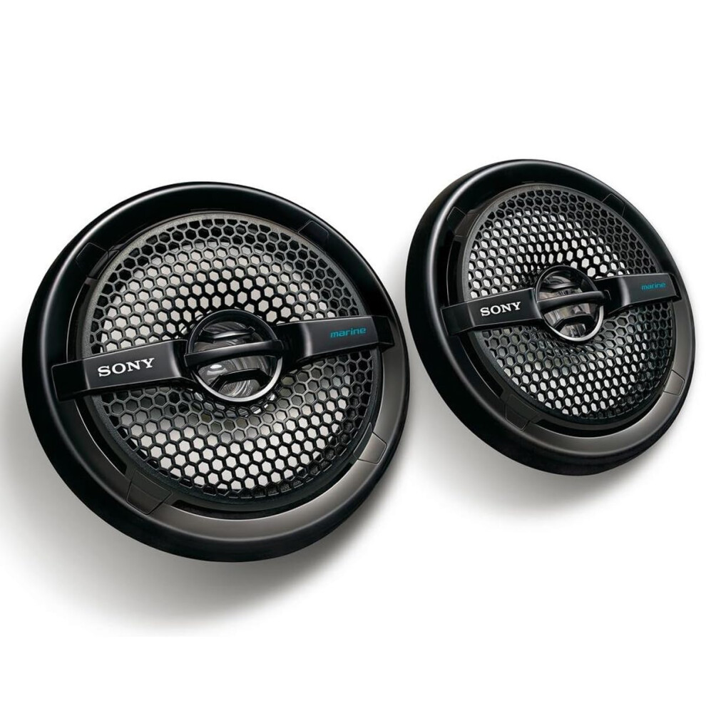 Sony XSMP1611 Dual Cone Marine Speakers  Black