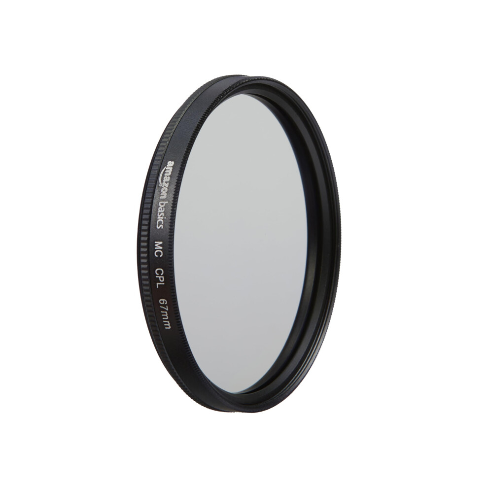 Amazon Basics Circular Polarizer Camera Lens Filter  67 mm