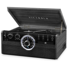 Victrola Mid Century 6-in-1 Bluetooth Giradischi e Centro Multimediale