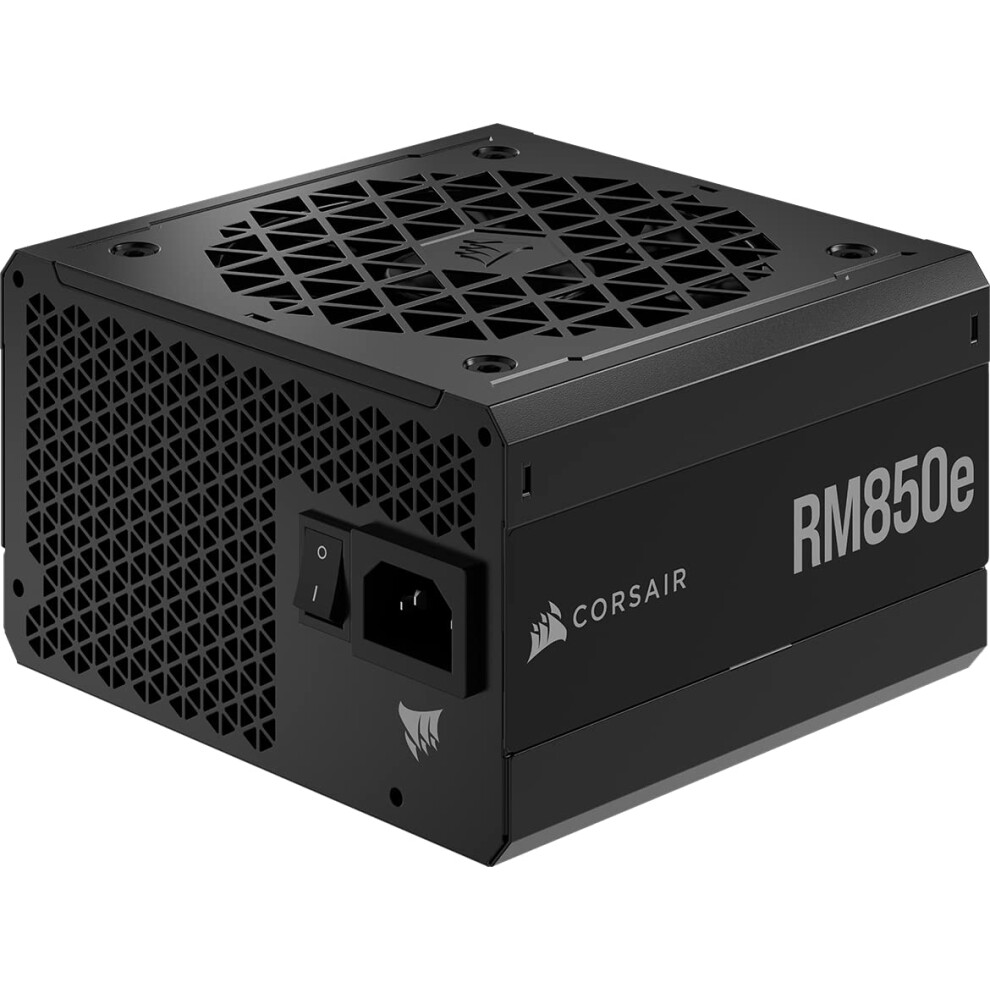 Corsair RM850e Fully Modular LowNoise ATX Power Supply Dual EPS12V Connectors  105CRated Capacitors  80 Plus Gold Efficiency