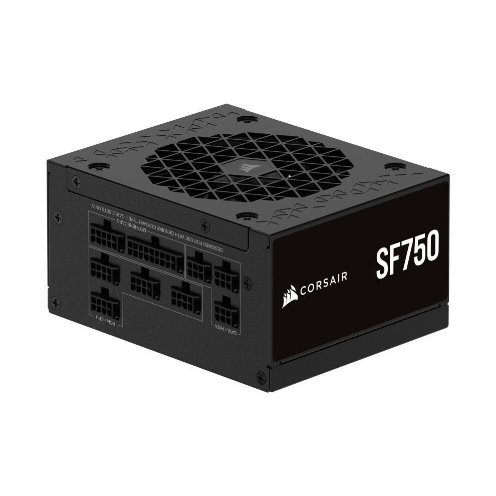 CORSAIR SF750 2024 Fully Modular Low Noise 80 PLUS Platinum ATX Power Supply  ATX 30 Compliant  PCIe 50 Ready  SFXtoATX