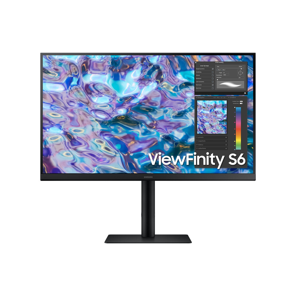 SAMSUNG S61B Series 27Inch QHD 2560x1440 Computer Monitor  75Hz  HDMI  IPS Panel  DisplayPort  FreeSync  Height Adjustable St