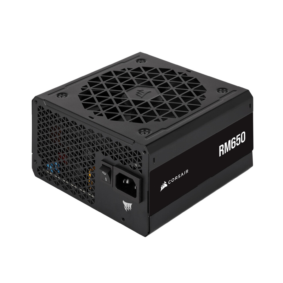 CORSAIR RM650 80 Plus Gold Fully Modular LowNoise ATX 650 Watt Power Supply  NA  Black