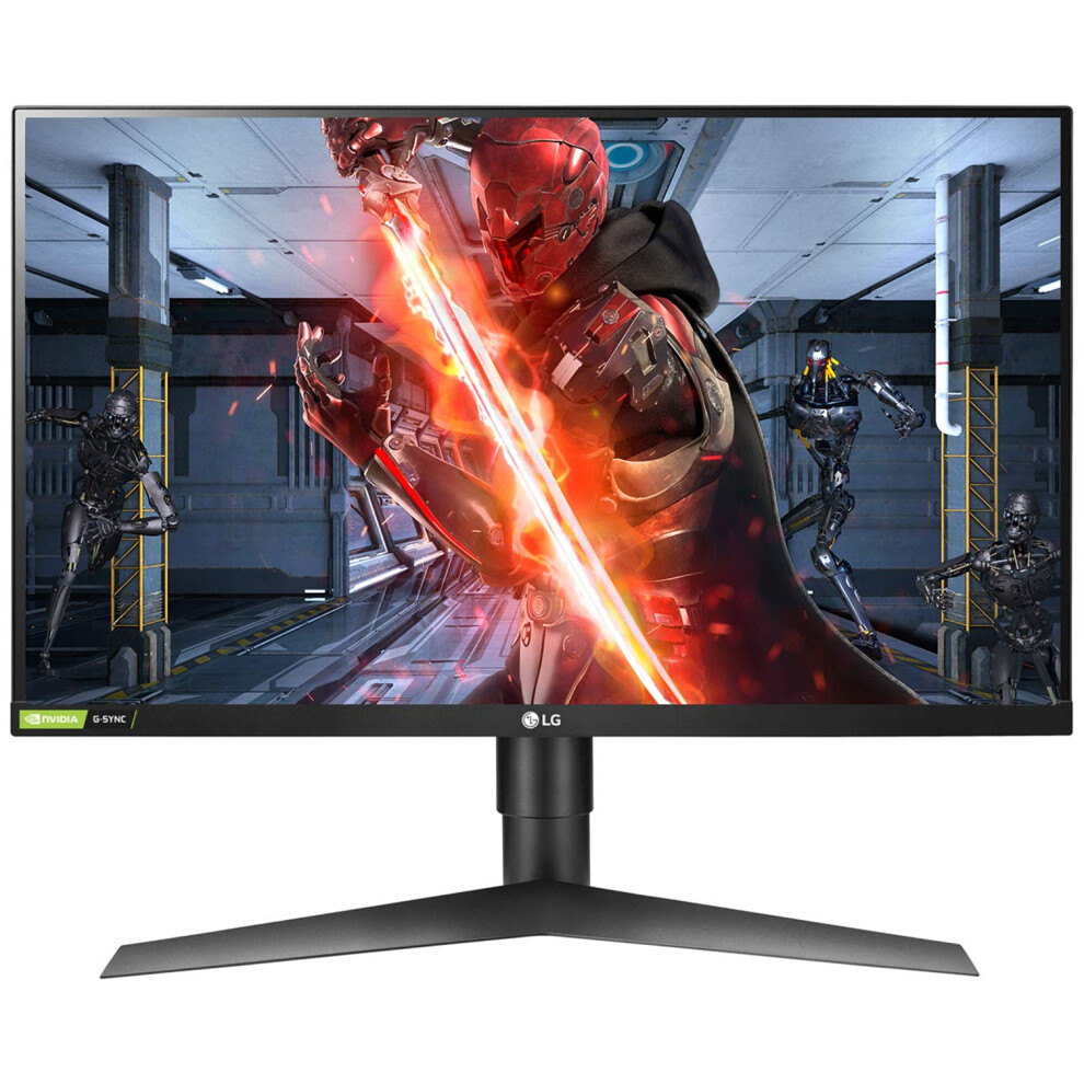 LG 27GL650FB 27 Inch Full HD Ultragear GSync Compatible Gaming Monitor with 144Hz Refresh Rate and HDR 10  Black