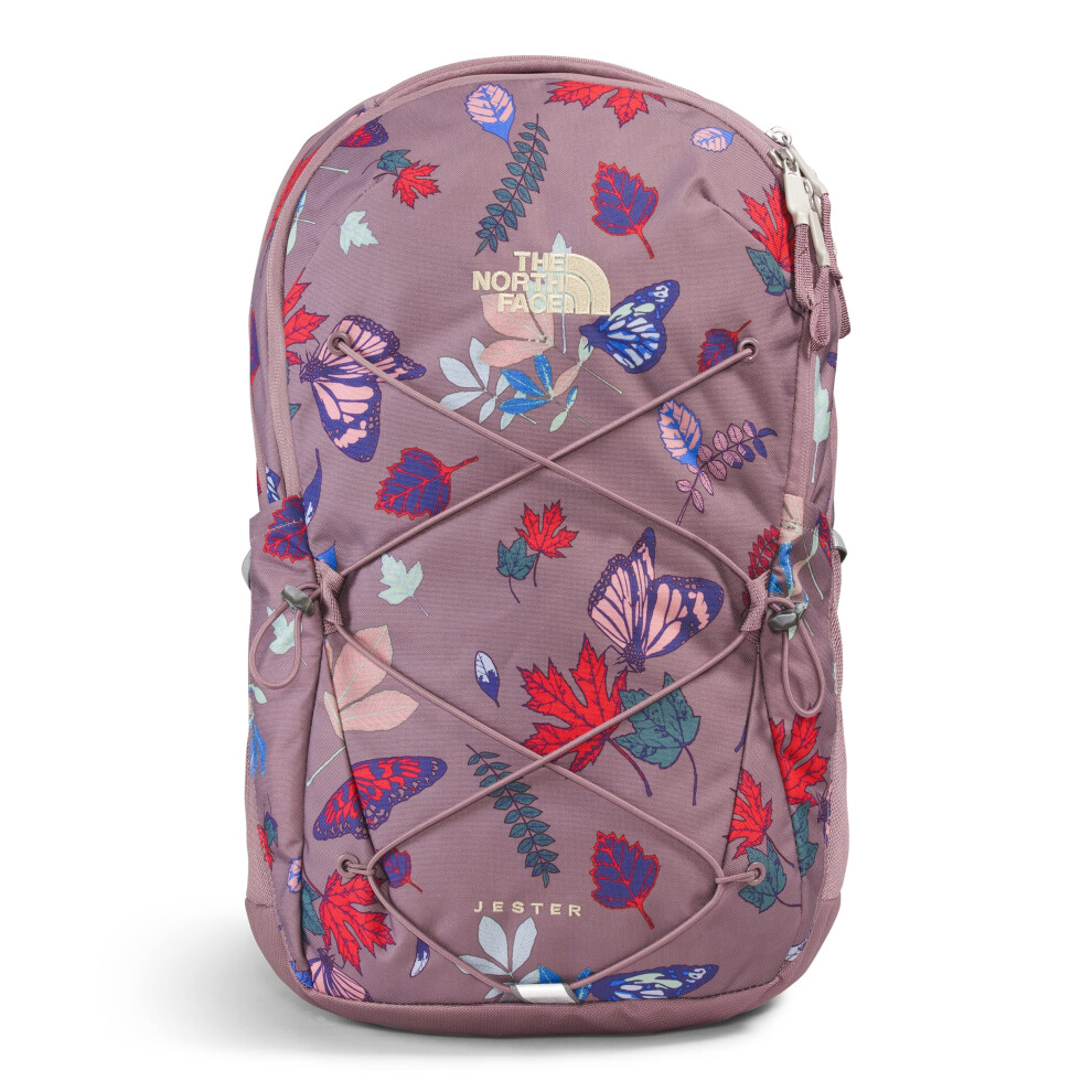 THE NORTH FACE Womens Jester Everyday Laptop Backpack  Fawn Grey Fall Wanderer Print  One Size