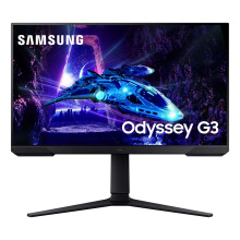 SAMSUNG 24Inch Odyssey G3 G30D Series FHD Gaming Monitor 1ms 180Hz AMD FreeSync Adjustable Stand Black Equalizer Virtua
