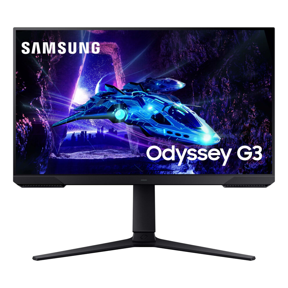 SAMSUNG 24Inch Odyssey G3 G30D Series FHD Gaming Monitor  1ms  180Hz  AMD FreeSync  Adjustable Stand  Black Equalizer  Virtua