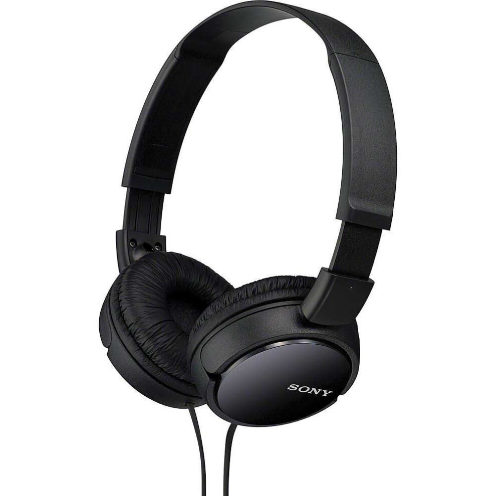 Sony ZX110 OverEar Dynamic Stereo Headphones Black