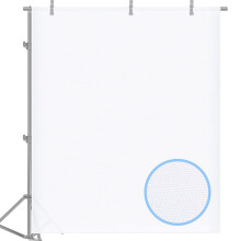 Neewer 2 Yard x 60 Inch18M x 15M Polyester White Seamless Diffusion Fabric for Photography Softbox Light Tent and Lighting Li