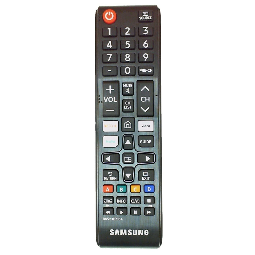 Samsung Remote Control BN5901315A for Select Samsung TVs  Black