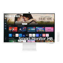 SAMSUNG 32Inch M8 M80D Series 4K UHD Smart Monitor with Streaming TV Speakers HDR10 AI Upscaling USBC Ergonomic Stand