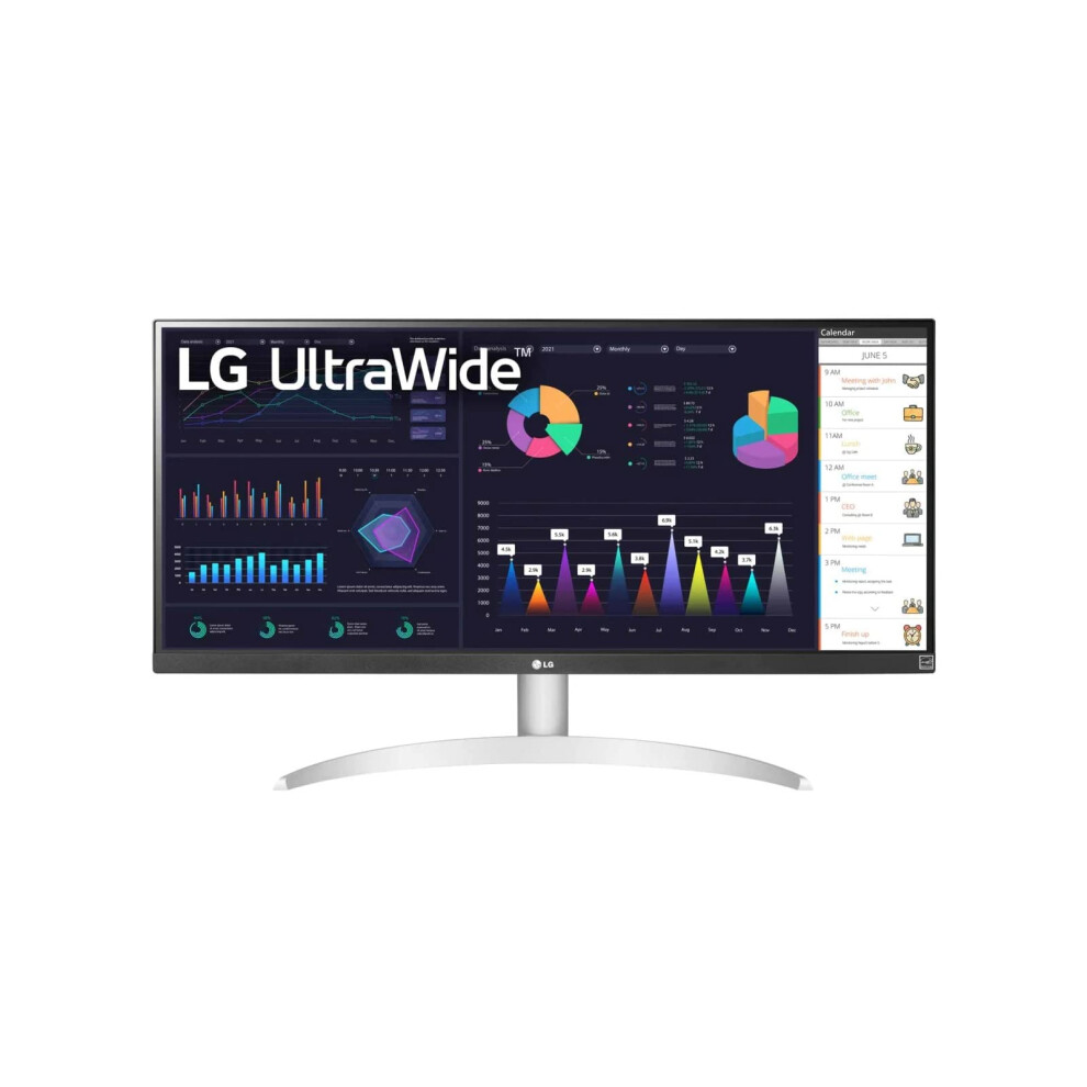 LG UltraWide FHD 29Inch Computer Monitor 29WQ600W  IPS with HDR 10 Compatibility  AMD FreeSync  and USB TypeC  WhiteSilver