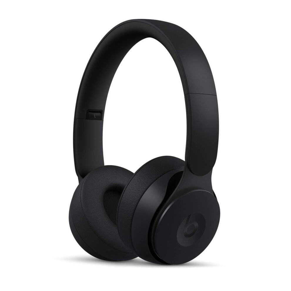 Beats Solo Pro Wireless Noise Cancelling OnEar Headphones  Black Renewed