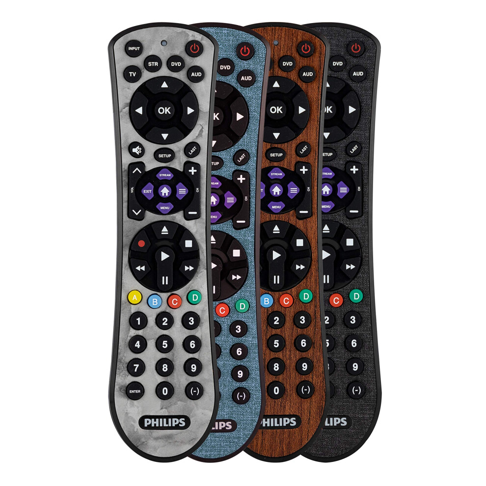 Universal Remote Control  4Device  for use with Samsung  Vizio  LG  Sony  Sharp  Apple TV  HiSense  TCL  Smart TVs  Streaming P