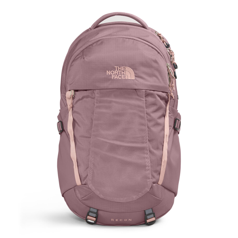 THE NORTH FACE Womens Recon Everyday Laptop Backpack  Fawn GreyPink Moss  One Size