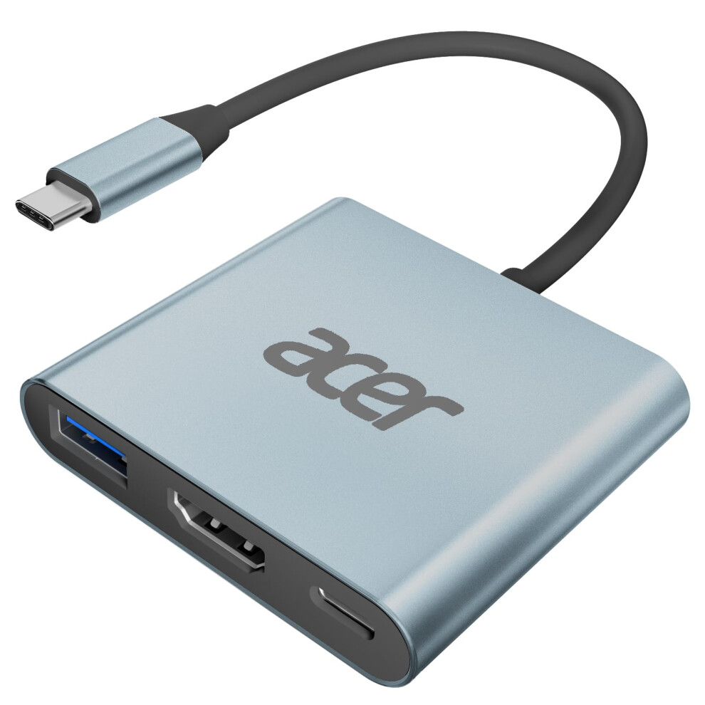 Acer Usb C To Hdmi Adapter Typec Multiport Av Converter With 4K Hdmi Output Usb 30 Pd 100W Fasting Charging Compatible For