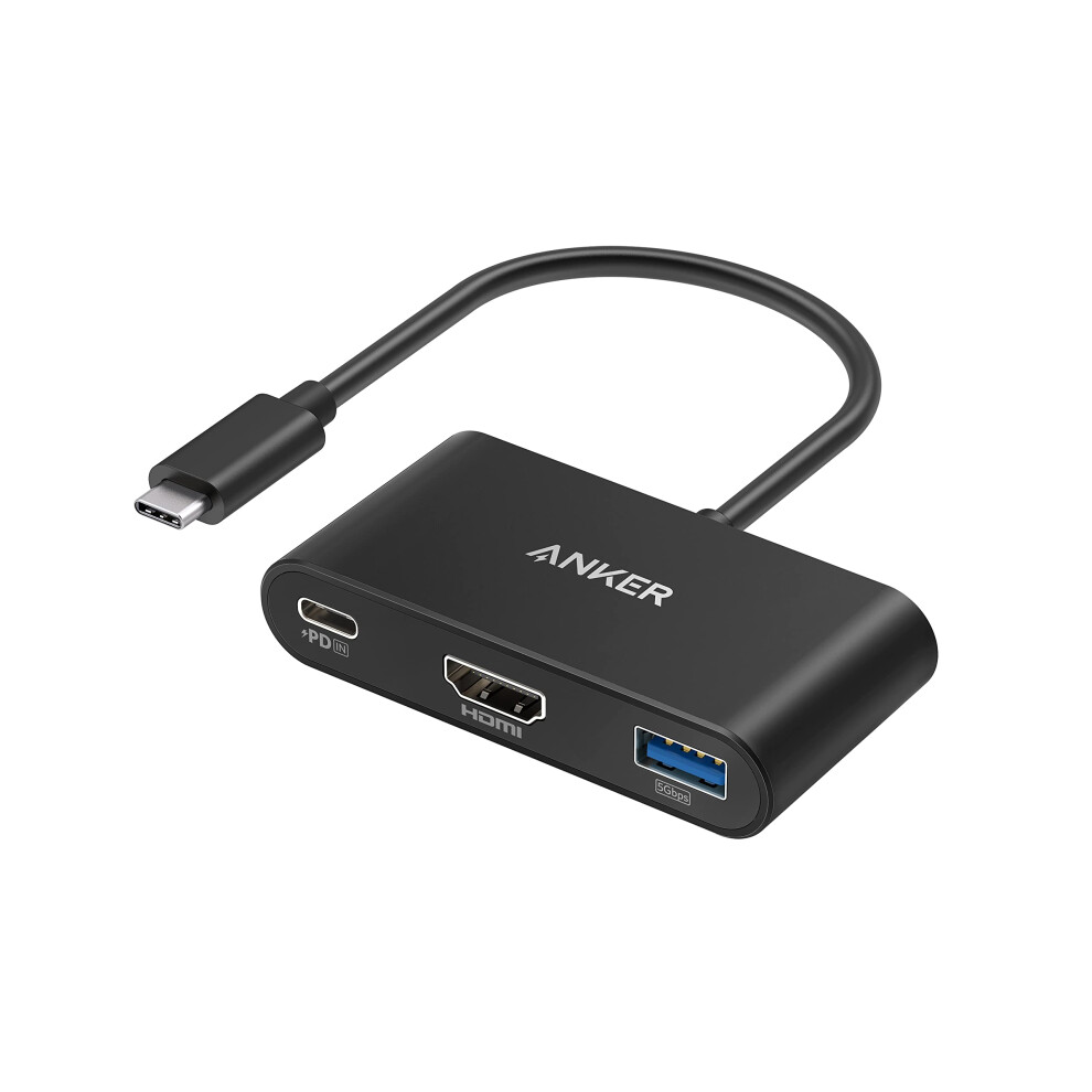 Anker USB C Hub  PowerExpand 3in1 USB C Hub  with 4K HDMI  100W Power Delivery  USB 30 Data Port  for iPad Pro  MacBook Pro