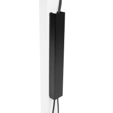 VIVO Magnetische Kabelmanagement-Rinne 14 Zoll für Tischbeine, Kabelorganizer für Home Office