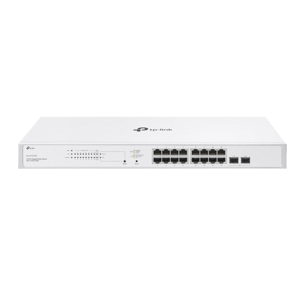 TPLink Festa FS318GP 18 Port Gigabit Smart Managed PoE Switch 16 PoE Port 150W  4 x SFP Slots SelfOrganizing Network Free Cl