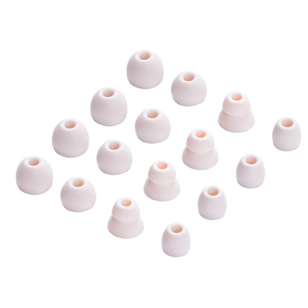Replacement Silicone Eartips Earbuds Buds Set For Powerbeats Pro Wireless Earphone Headphones 8 Pairs Lvory 783103967615