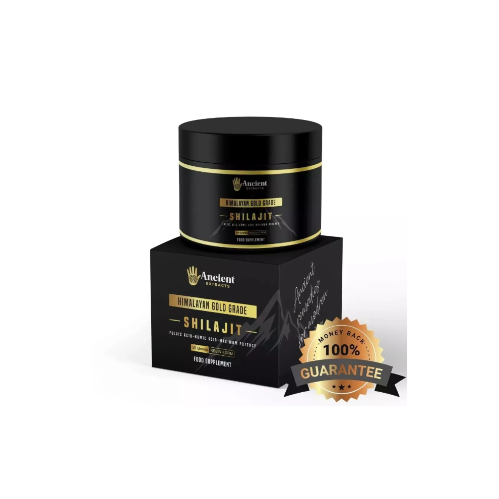 Himalayan Shilajit Resin 50g - Pure Organic Gold Standard