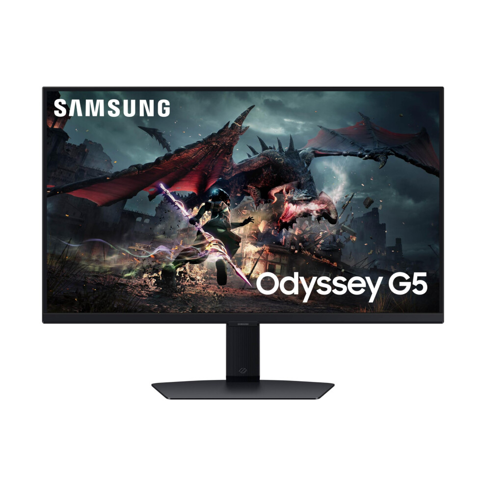 SAMSUNG 27Inch Odyssey G50D Series QHD Fast IPS Gaming Monitor  1ms  VESA DisplayHDR 400  180Hz  AMD FreeSync  Adjustable Stand