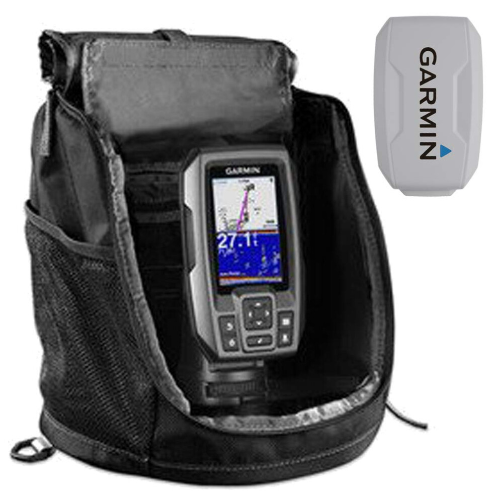 Garmin Striker 4 CHIRP FishfinderGPS Bundle GPS Accessory Bundle and Protective Cover 0100155010