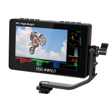 FEELWORLD F5 Prox 55 Inch 1600nit High Bright DSLR Camera Field Monitor Touchscreen Waveform 3D LUT F970 External Kit Install f
