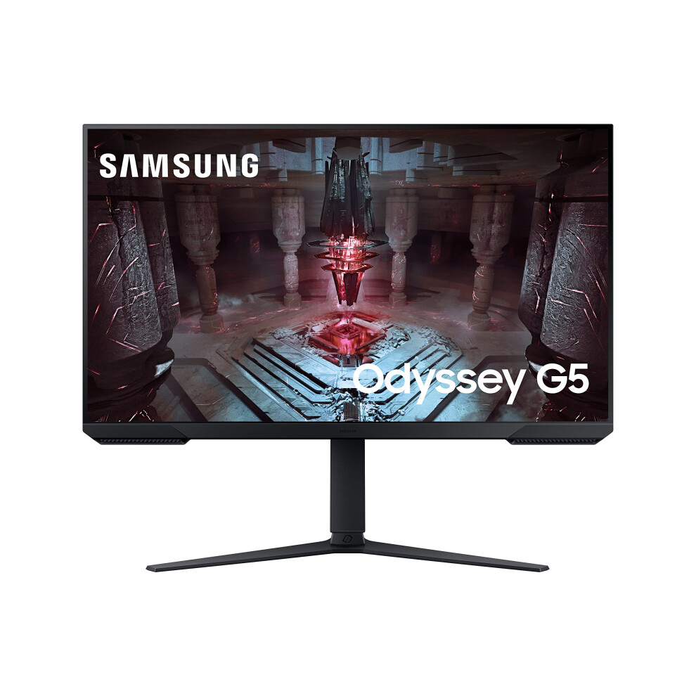 SAMSUNG 27Inch Odyssey G51C Series QHD Gaming Monitor  165Hz  1ms  VESA Display HDR10  AMD FreeSync Premium  Black Equalizer  V