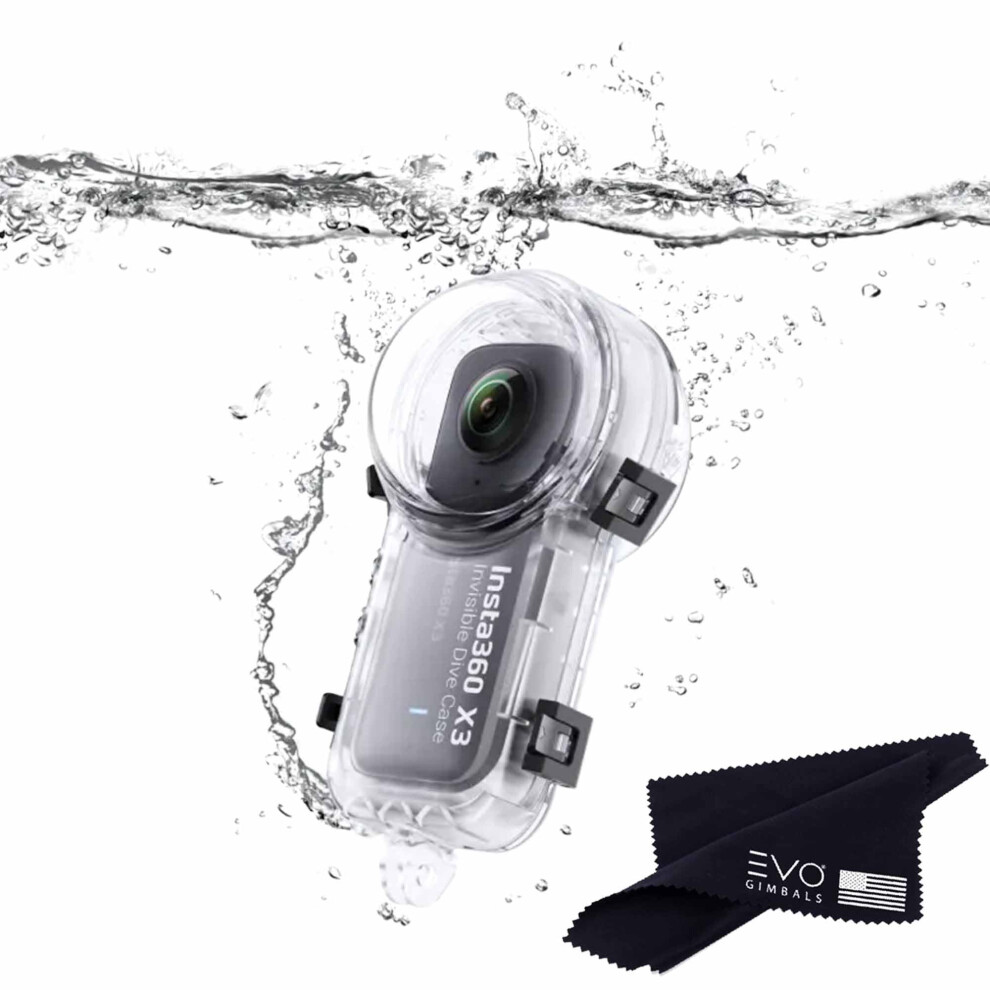 Insta360 X3 Invisible Dive CaseNew  Waterproof Up to 50m 164ft