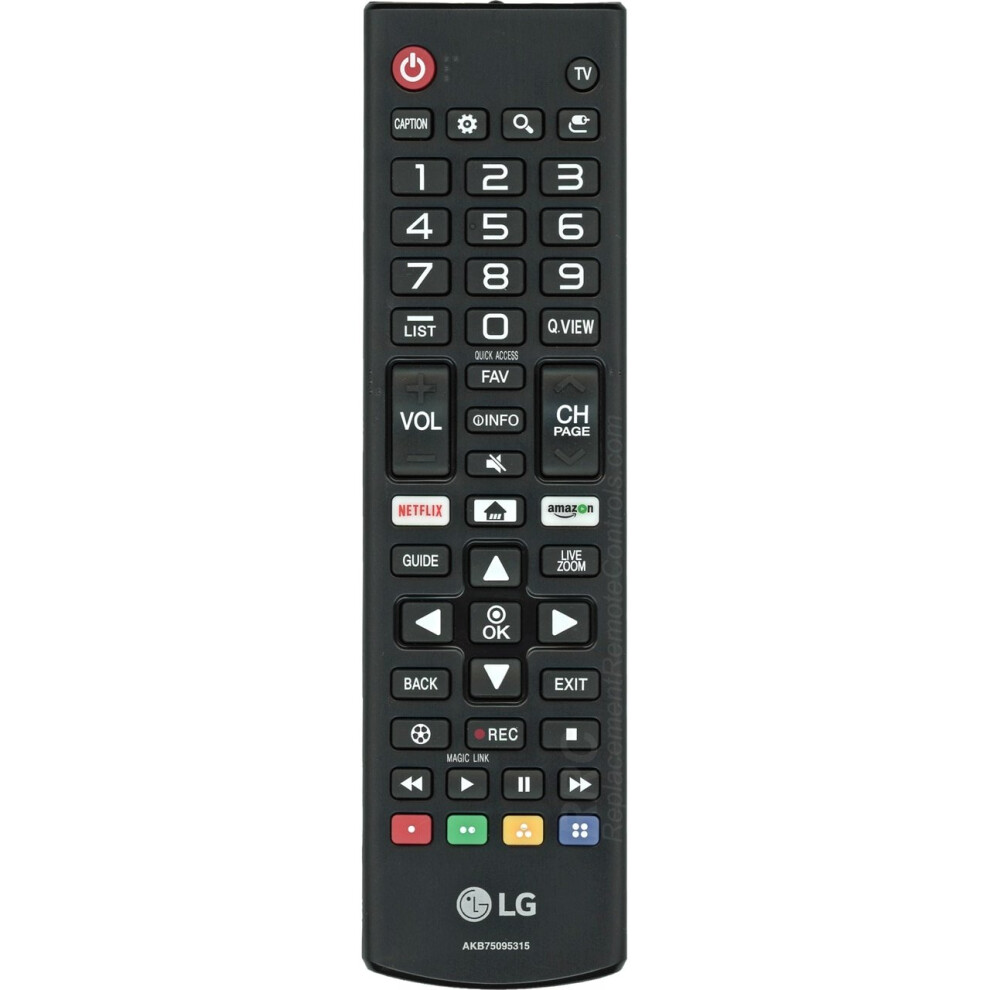 Lg AKB75095315 Remote CONTR Genuine Original Equipment Manufacturer OEM Part