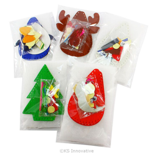 (Pack Mixed (5)) Christmas Plushie Craft Kit 2