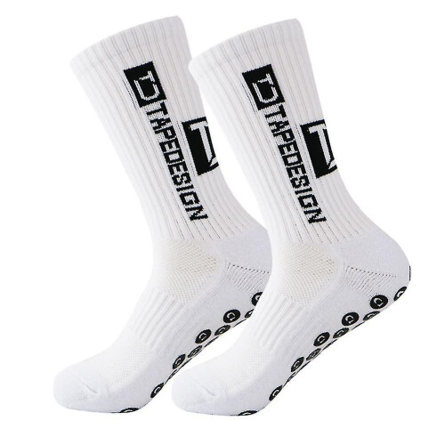 (White) Tapedesign Grip Socks