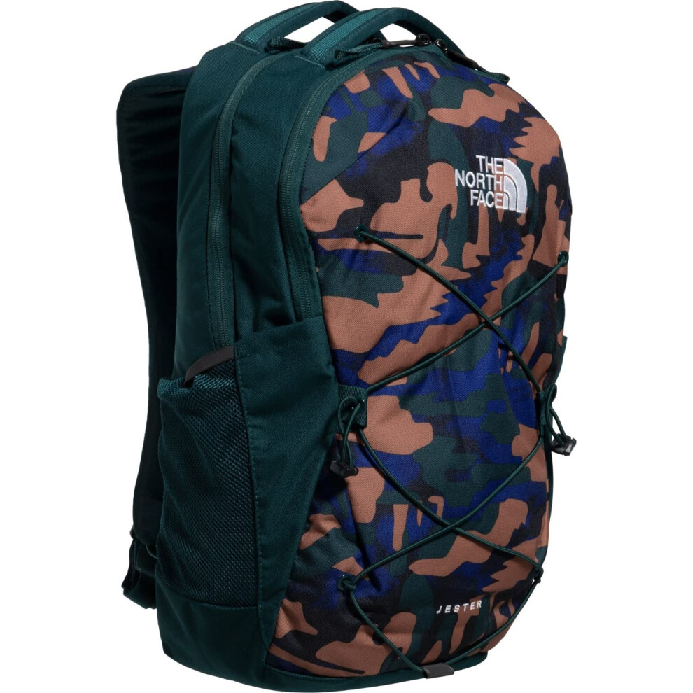 THE NORTH FACE Jester Laptop Backpack  Tnf Black Dazzle Camo PrintPonderosa Green  One Size