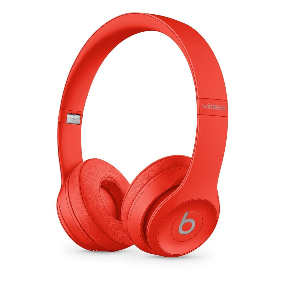 Beats by Dr Dre Solo3 Wireless OnEar Headphones  Red Renewed Premium