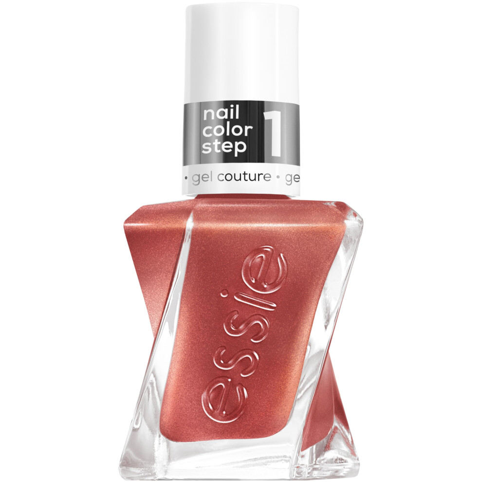 essie gel couture longlasting nail polish  vegan  be dazzled  rose  multifaceted  046 fl oz