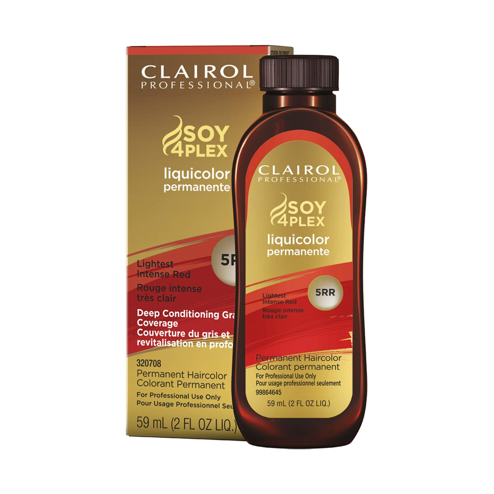 Clairol Professional Permanent Liquicolor for Dark Hair Color  5rr Lightest Intense Red  2 oz